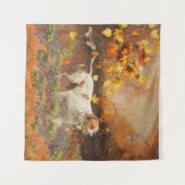 Engelse aanwijzer, herfst wandkleed (Voorkant (horizontaal))