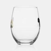 Engelse aanwijzer wijnglas zonder voet (Links)