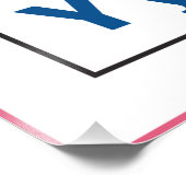 Engelse alfabetnummers voor kinderen foto afdruk (Hoek)