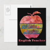 Engelse appel briefkaart (Voorkant / Achterkant)