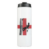 Engelse Arb Art Arborist Tree Surgeon Chainzaag Thermosbeker (Voorkant)