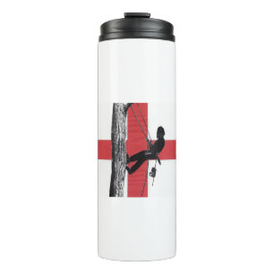 Engelse Arb Art Arborist Tree Surgeon Chainzaag Thermosbeker