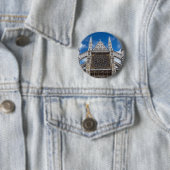 Engelse architectuur ronde button 5,7 cm (In situ)