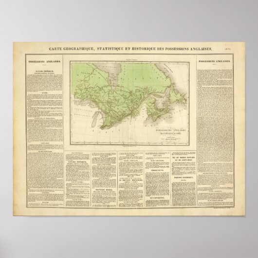 Engelse bezittingen poster (Voorkant)