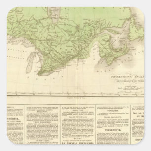 Engelse bezittingen vierkante sticker