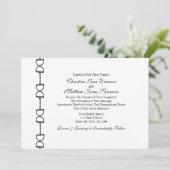 Engelse Bit Equestrian Wedding Invitations Kaart (Staand voorkant)