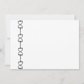 Engelse Bit Equestrian Wedding Invitations Kaart (Achterkant)