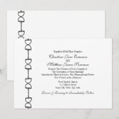 Engelse Bit Equestrian Wedding Invitations Kaart (Voorkant / Achterkant)