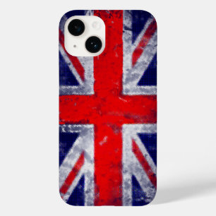 Engelse blauwe en rode vlag Case-Mate iPhone case