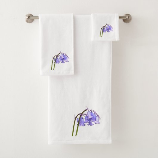 Engelse Bluebell Towel Set Bad Handdoek (Insitu)