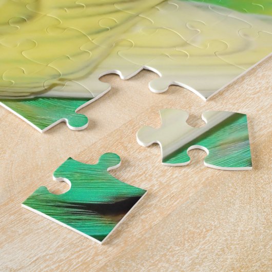 Engelse boedgie Paraket Bird Legpuzzel (Zijkant)