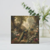 Engelse Bos Pauw Trio Landgoed Oproeping Kaart (Staand voorkant)