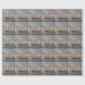 Engelse brig 'Perseverance of Fowey Cadeaupapier (Vlak)