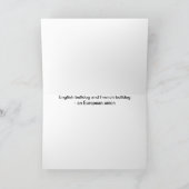 Engelse buldog en Franse buldog Kaart (Binnen)