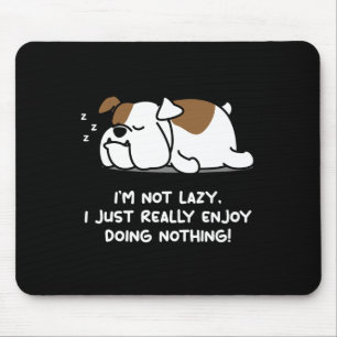 Engelse buldog lover puppy hond Engelse bulldog Muismat