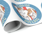 Engelse buldog Saint George's Cross Cadeaupapier (Rol Hoek)