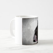 Engelse Bull Terrier arty urban design MOK (Voorkant links)