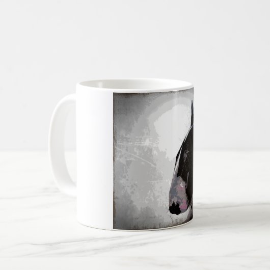 Engelse Bull Terrier arty urban design MOK (Voorkant links)