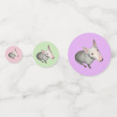 Engelse bull Terrier, Bone, Heart and Paw Print Confetti (Voorkanten)