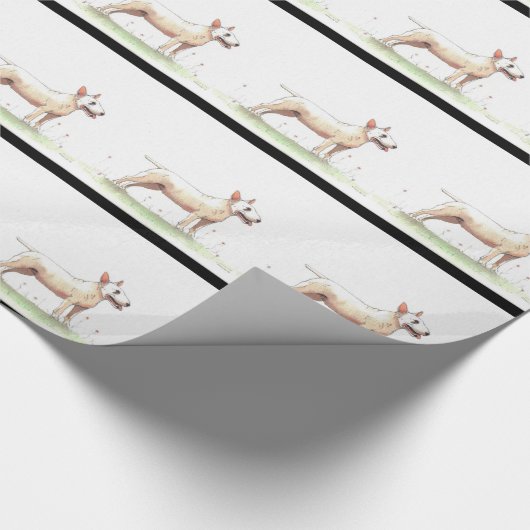 Engelse bull Terrier Cadeaupapier (Hoek)