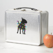 Engelse Bull Terrier Dog kerstlampjes (In situ)