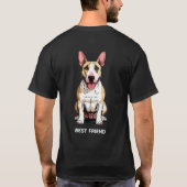 Engelse Bull Terrier-hond T-shirt (Achterkant)