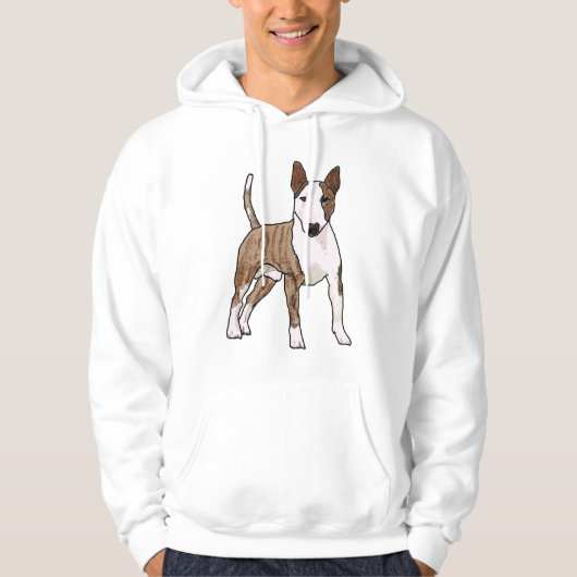 Engelse Bull Terrier Hoodie (Voorkant)