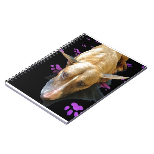 Engelse Bull Terrier-laptop Notitieboek (Linkerzijde)