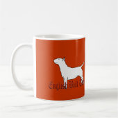 Engelse bull Terrier Products Coffee Mok (Links)