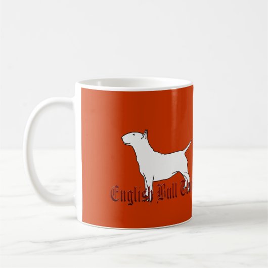 Engelse bull Terrier Products Coffee Mok (Links)