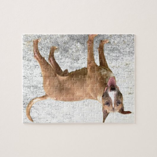 Engelse Bull Terrier Puzzle Legpuzzel (Horizontaal)