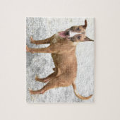 Engelse Bull Terrier Puzzle Legpuzzel (Verticaal)
