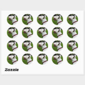 Engelse bull Terrier Ronde Sticker (Vel)
