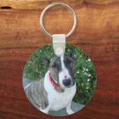 Engelse bull Terrier Sleutelhanger (Voorkant)