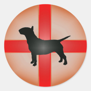 Engelse bull Terrier Sticker