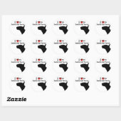 Engelse bull Terrier Sticker (Vel)