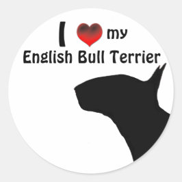 Engelse bull Terrier Sticker