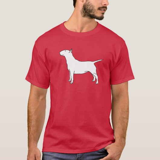 Engelse Bull Terrier Tee Shirt (Voorkant)