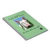 Engelse Bull Terrier the Clowns of the Dog World Notitieboek (Rechterzijde)