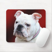 Engelse bulldog 2 mousepad muismat (Met muis)