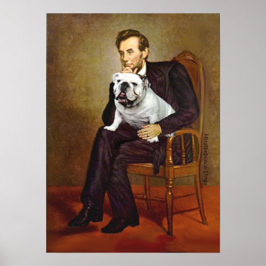 Engelse Bulldog 9 - Lincoln Poster (Voorkant)