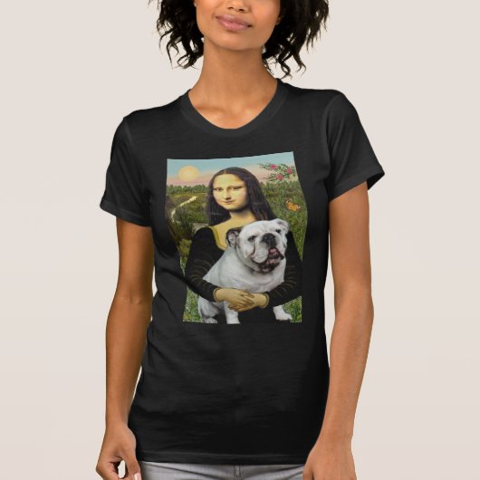 Engelse Bulldog 9 - Mona Lisa T-shirt (Voorkant)