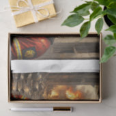 Engelse Bulldog als brandweerman -  Tissuepapier (Geschenk)