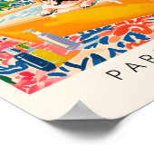 Engelse Bulldog Art Print, Bloemen Badkamer Print, Poster (Hoek)