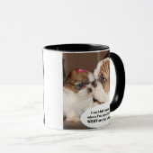 Engelse Bulldog Attentie! Mok (Voorkant rechts)