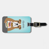 Engelse Bulldog Bagagelabels (Voorkant horizontaal)