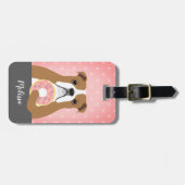 Engelse Bulldog Bagagelabels (Voorkant horizontaal)