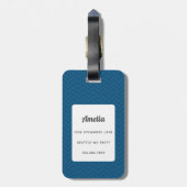 Engelse Bulldog Bagagelabels (Achterkant verticaal)