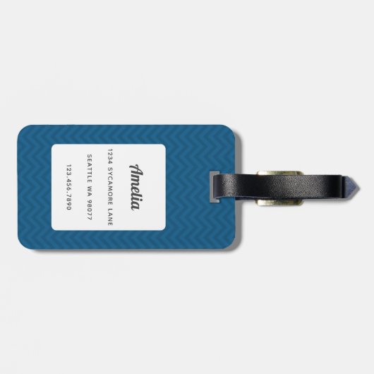 Engelse Bulldog Bagagelabels (Achterkant horizontaal)