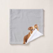 Engelse Bulldog Bathroom Bad Handdoek (Wasdoekje)